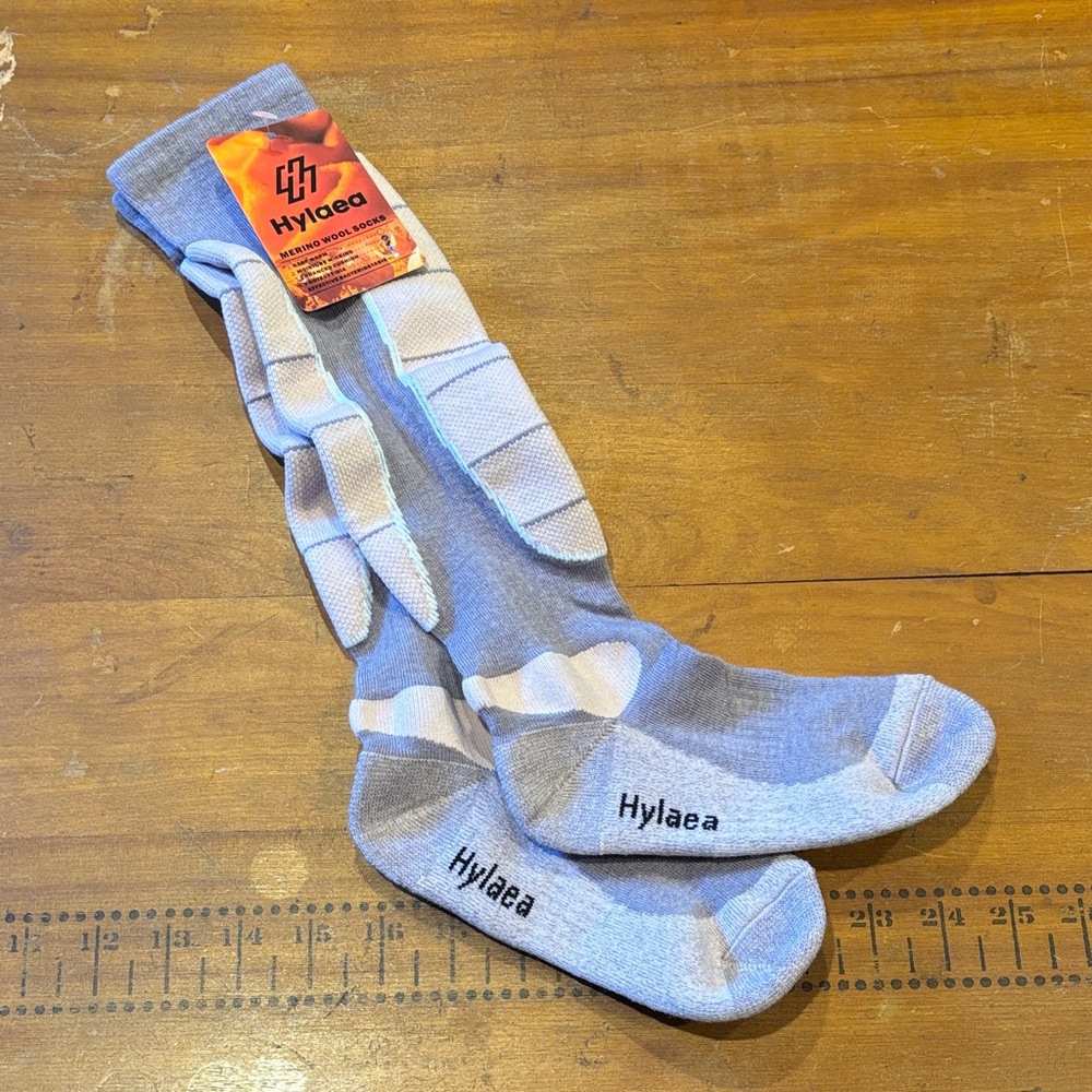 New! HYLAEA 35-39 (M) Knee High Merino Wool Socks